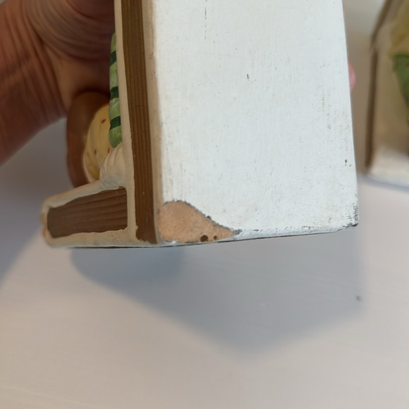 Vintage Ceramic Clown Bookends Nursery Kids Room Made in Taiwan Lefton - Picture 10 of 11